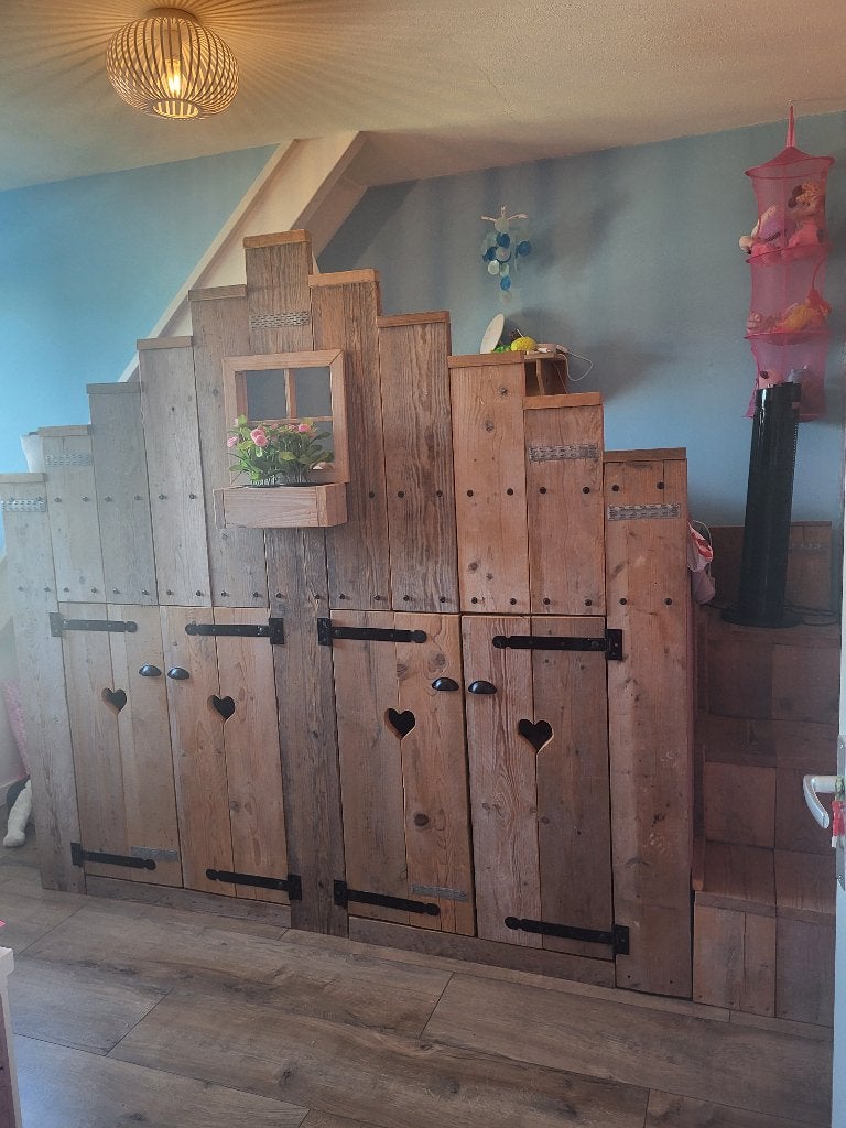 Steigerhouten hoogslaper, Ophalen, Gebruikt, Hoogslaper