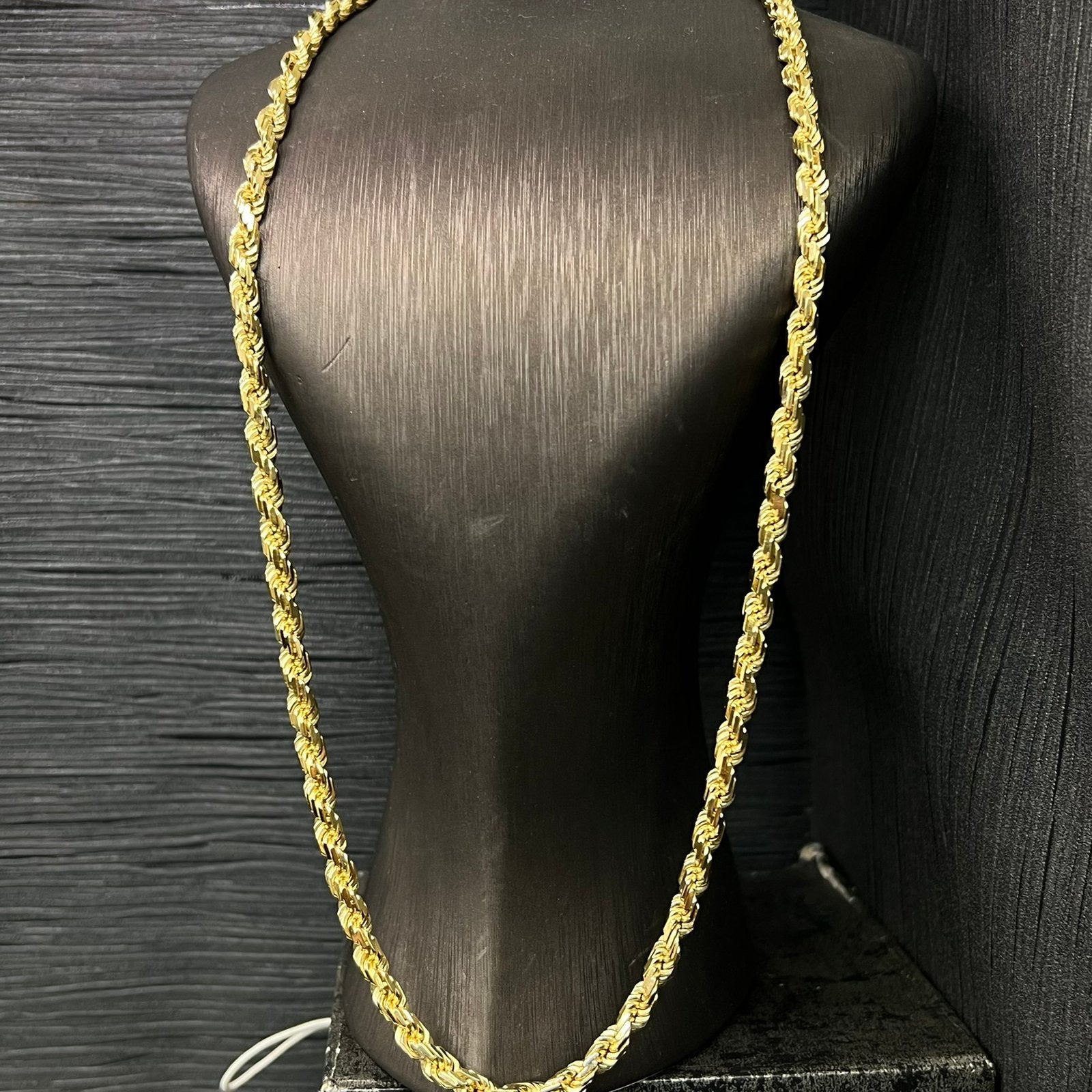 18k gouden rope ketting massief 110 gram, Ophalen of Verzenden, Zo goed als nieuw, Goud