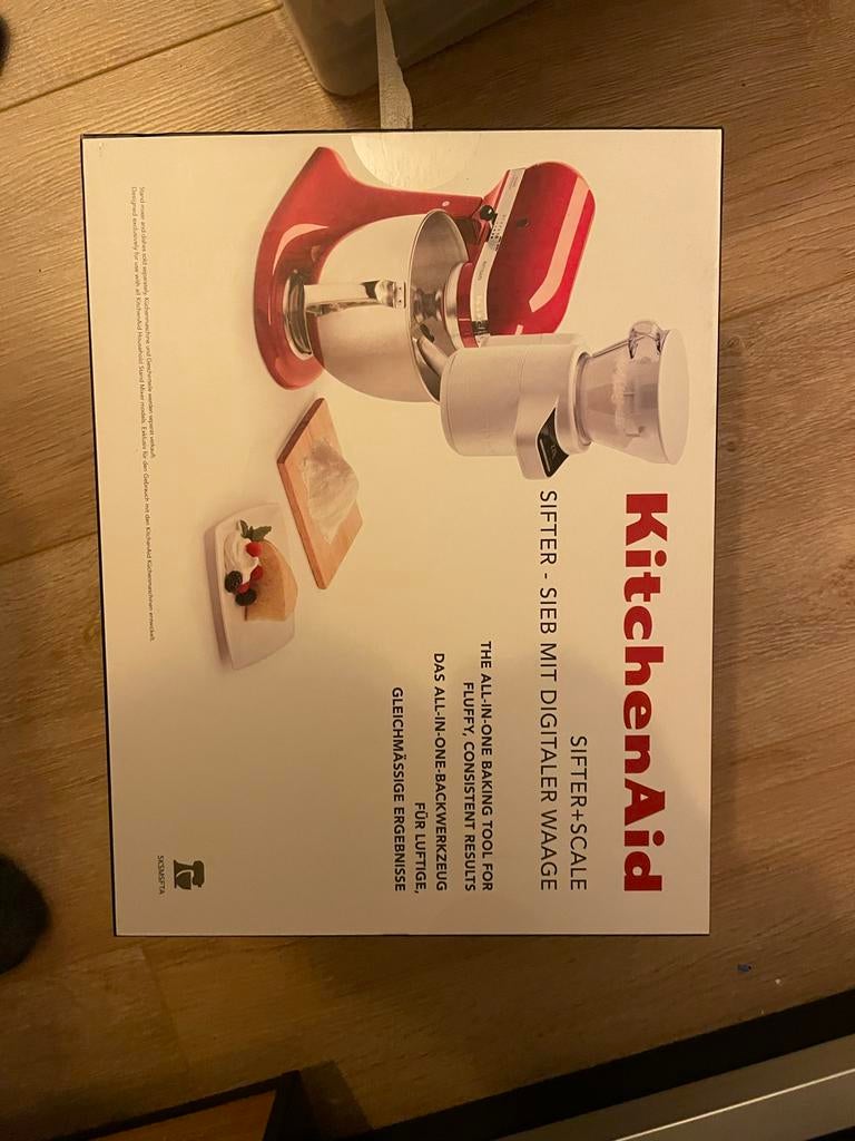 KitchenAid Zeef- en Weegschaalaccessoire 5KSMSFTA, 4 liter of meer, Ophalen of Verzenden, Nieuw, 3 snelheden of meer