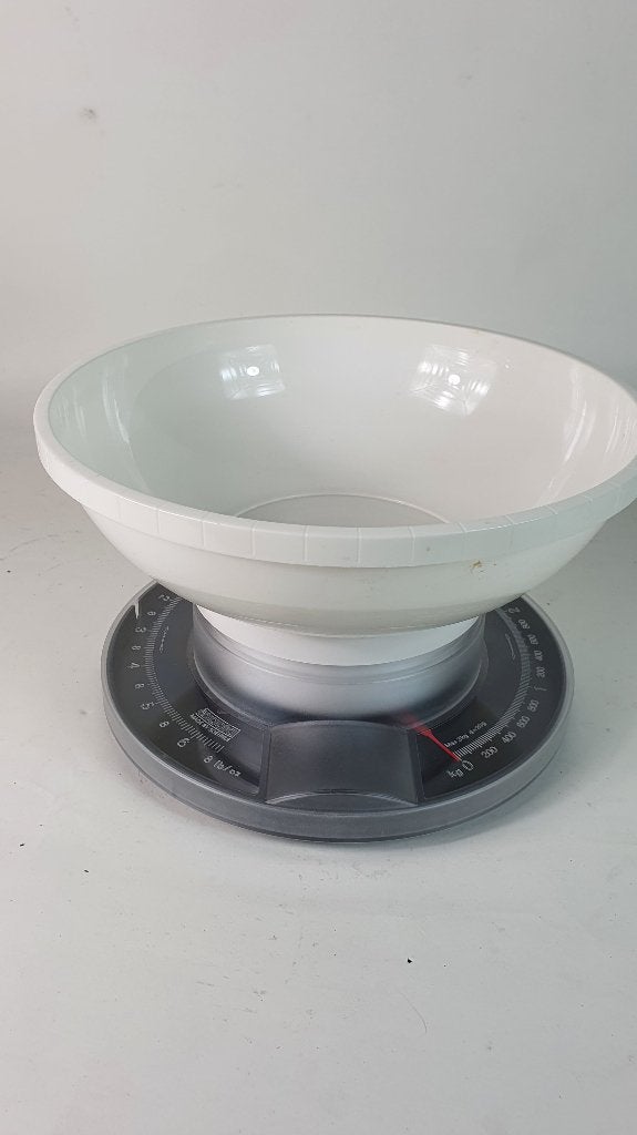 Soehnle Exacta vintage weegschaal rond, 3kg. 8A9, Tweedehands verkoop, Tweedehands verkoop, Gebruikt, Ophalen of Verzenden