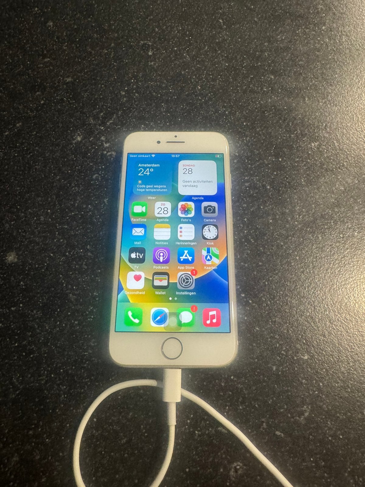 Iphone 8 64 gb, Telecommunicatie, Mobiele telefoons | Apple iPhone, Ophalen of Verzenden, Zo goed als nieuw, Zwart, 64 GB