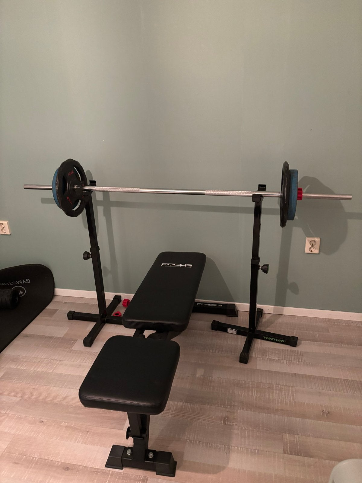 Complete Krachtset: Bankdruk, Kettlebell & Dumbbells, Sport en Fitness, Ophalen, Gebruikt, Armen, Halterset