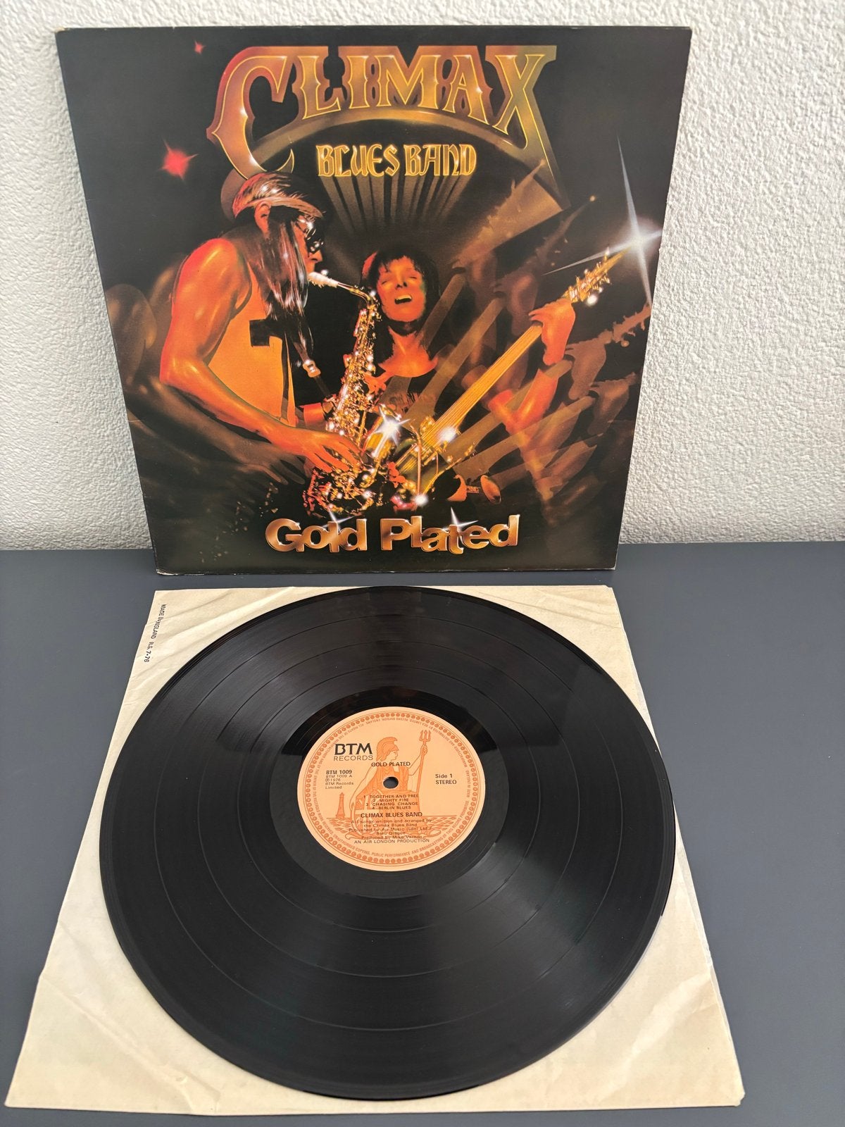 Climax Blues Band - Gold Plated LP (1976), Beschermende buitenhoes, LP, Gebruikt, Blues Rock