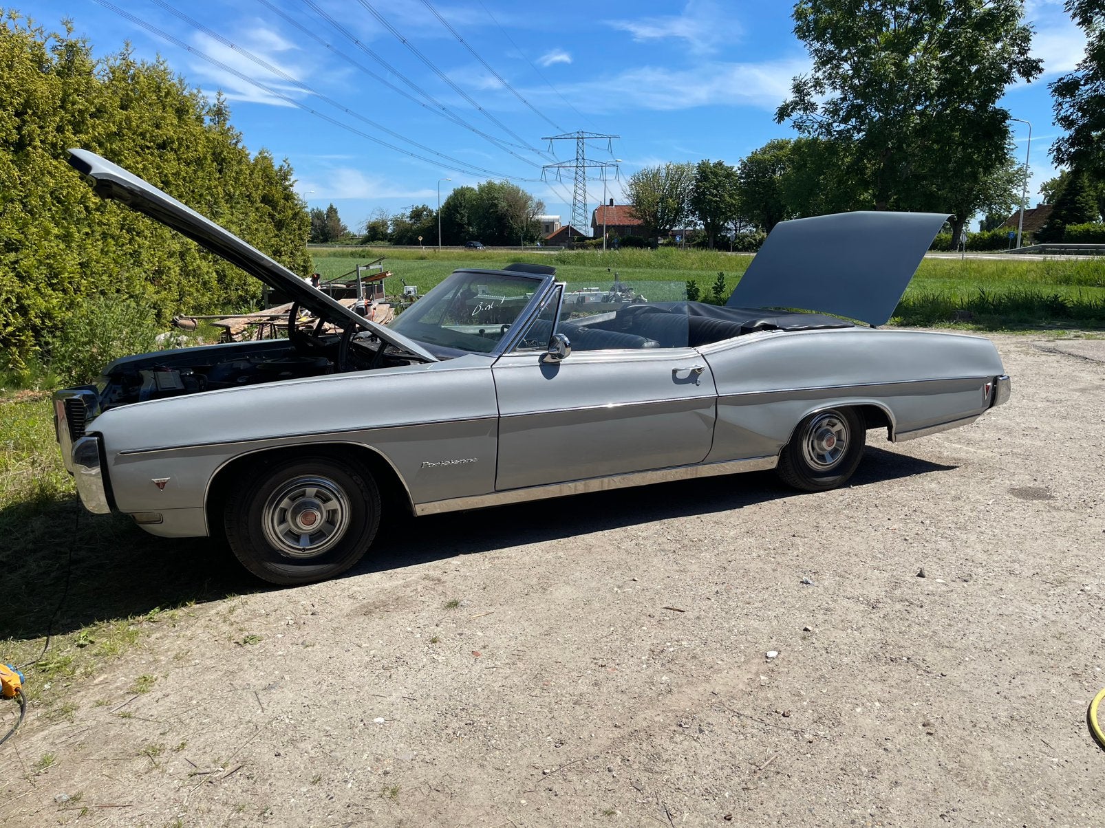 Pontiac 1968 cabrio, Auto's, Automaat, Achterwielaandrijving, Cabriolet, Leder