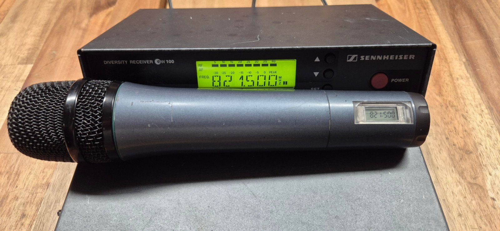Sennheiser EW100 draadloze microfoonset met handzender, Ophalen of Verzenden, Gebruikt, Zangmicrofoon, Draadloos