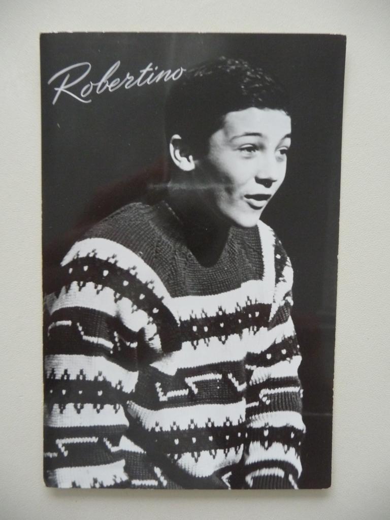 oude foto ansichtkaart 60-er jaren - ROBERTINO, Ophalen of Verzenden, 1960 tot 1980, Gelopen, Sterren en Beroemdheden