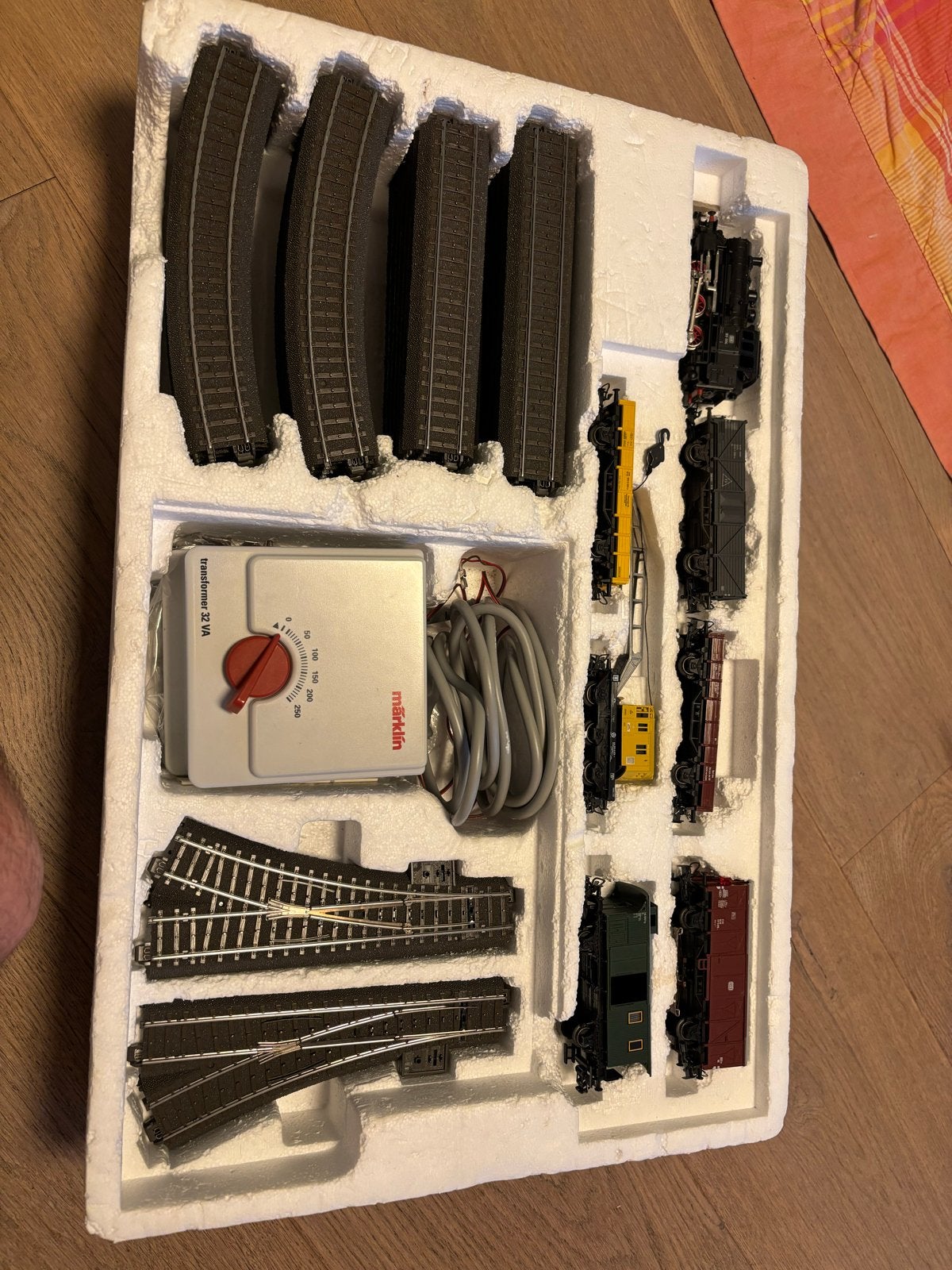 Märklin H0 Treinset met Rails en Transformator, Wisselstroom, Ophalen of Verzenden, Analoog, Märklin