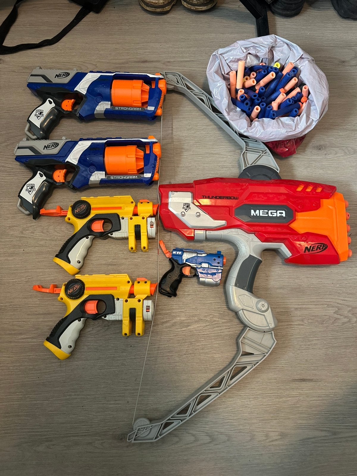 Nerf speelgoed, Ophalen, Gebruikt