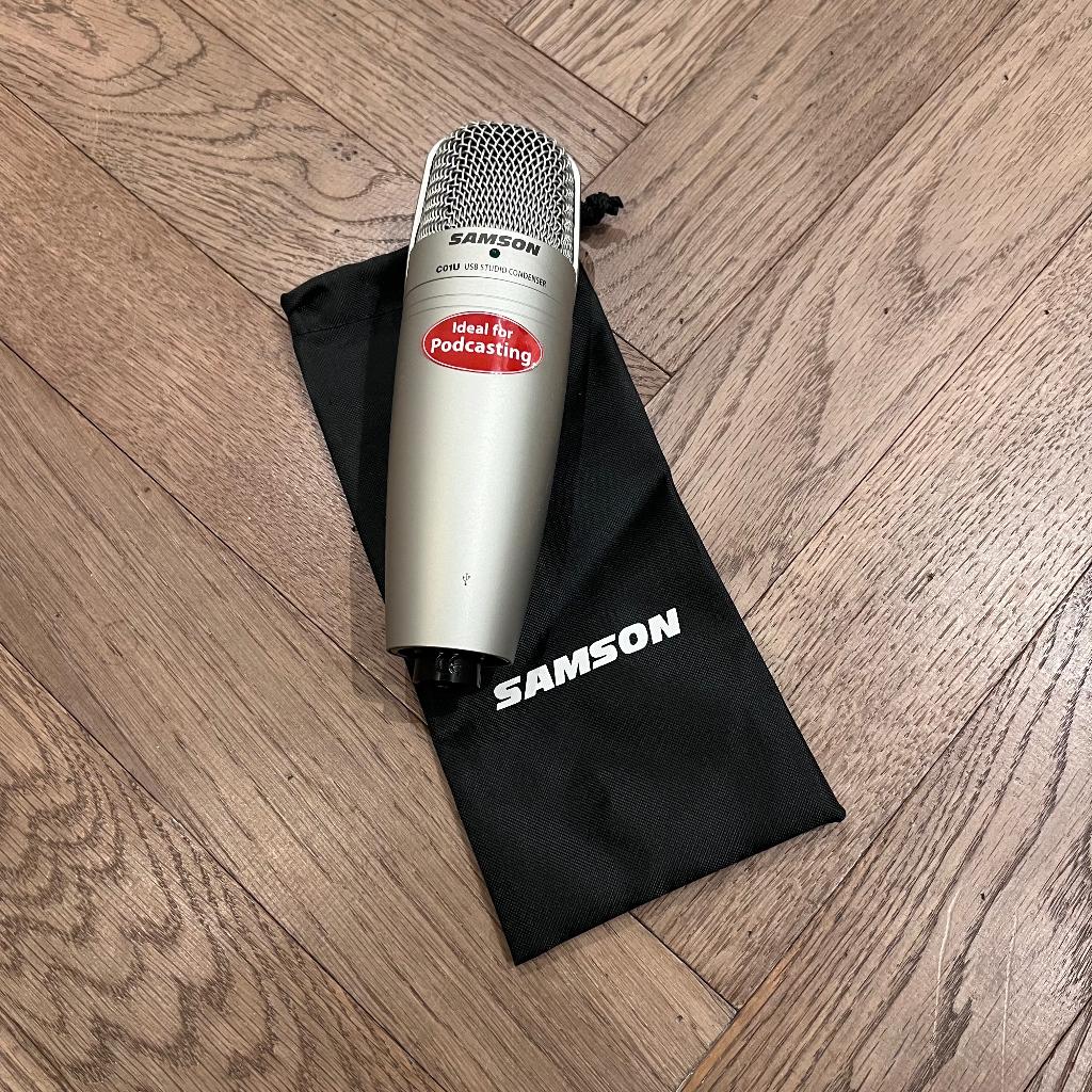 Samson C01U Pro USB Condensator Microfoon, Ophalen of Verzenden, Zo goed als nieuw, Studiomicrofoon