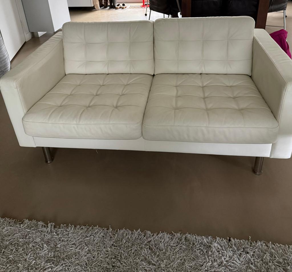 IKEA landskrona Leren bank, Ophalen, Tweepersoons, Zo goed als nieuw, Leer