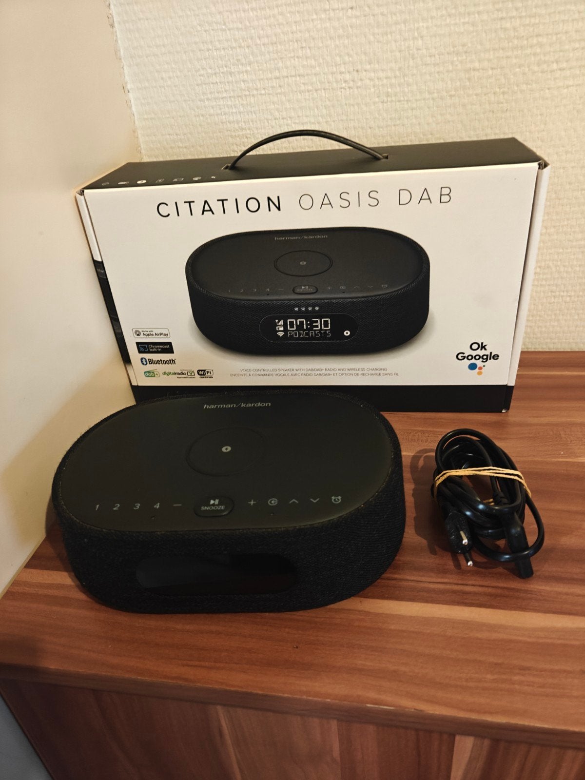 Harman Kardon Citation Oasis DAB - Smart Radio & Wekker, Ophalen, Zo goed als nieuw, Radio