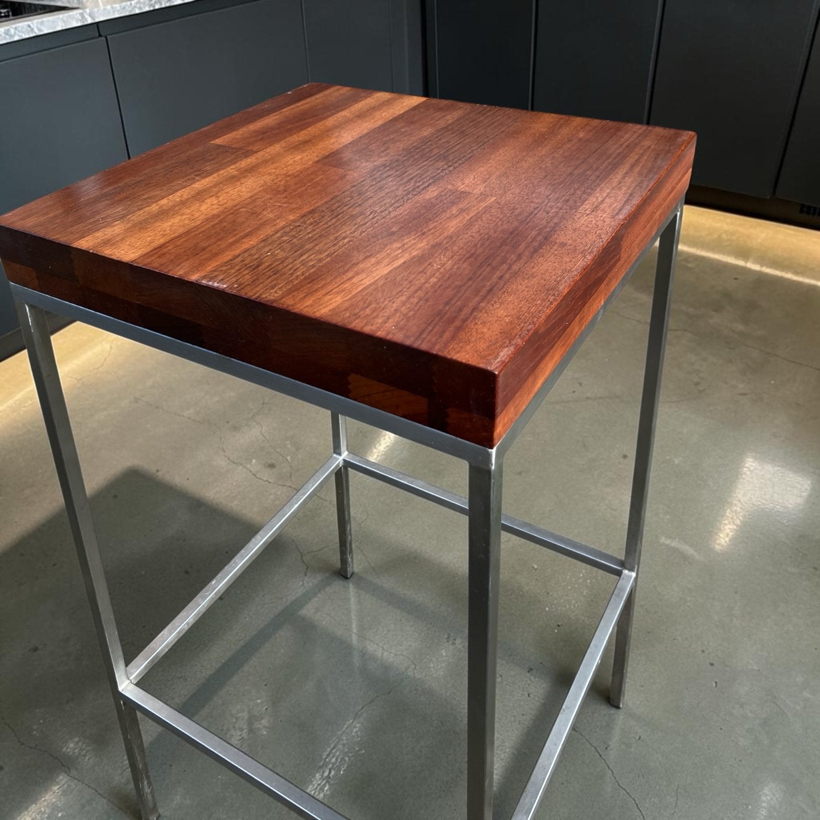 Vintage Teak  Barkrukken, prijs per stuk  LaPalma Cubo Stijl, Huis en Inrichting, Ophalen, Gebruikt, Met voetsteun, Huysmans