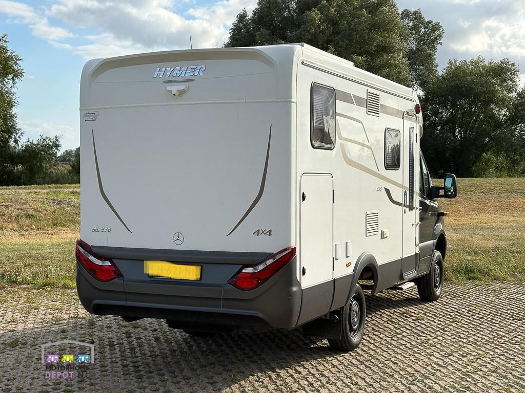Hymer ML-T 570- 4X4- Automaat-Zonnepaneel-Lengtebedden-163PK, Automaat, Buitenlamp, Diesel, Tot en met 3