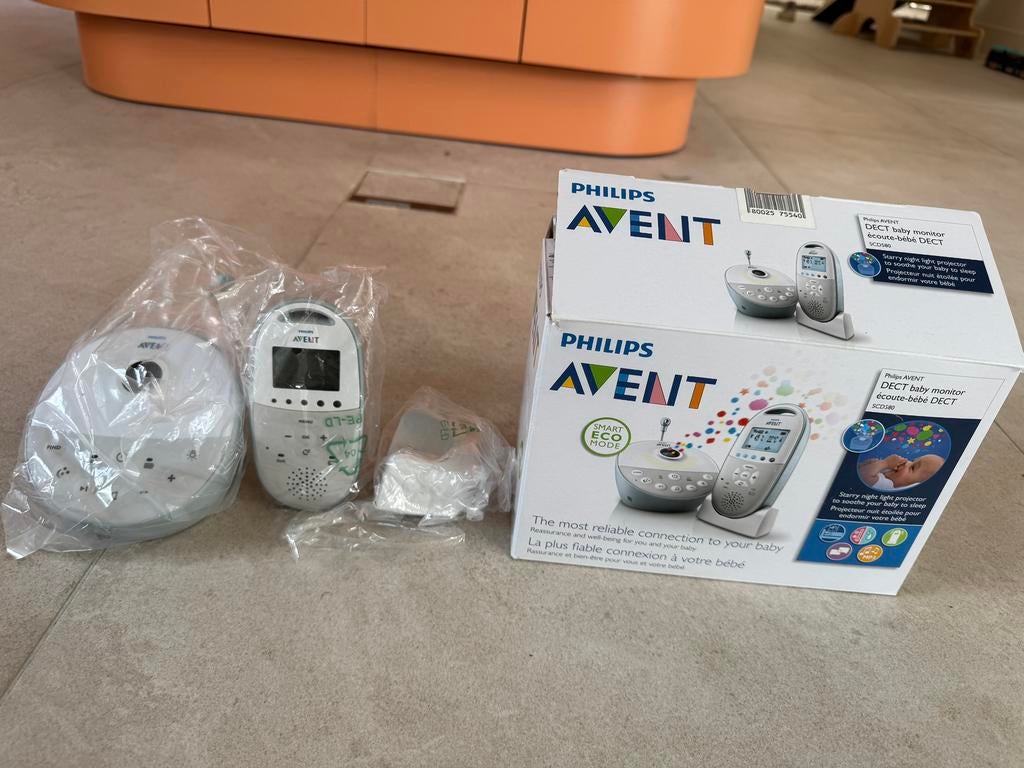 Phillips avent babyfoon met sterrenprojector scd580, Kinderen en Baby's, Babyfoons, Ophalen of Verzenden, Zo goed als nieuw, 250 meter of meer
