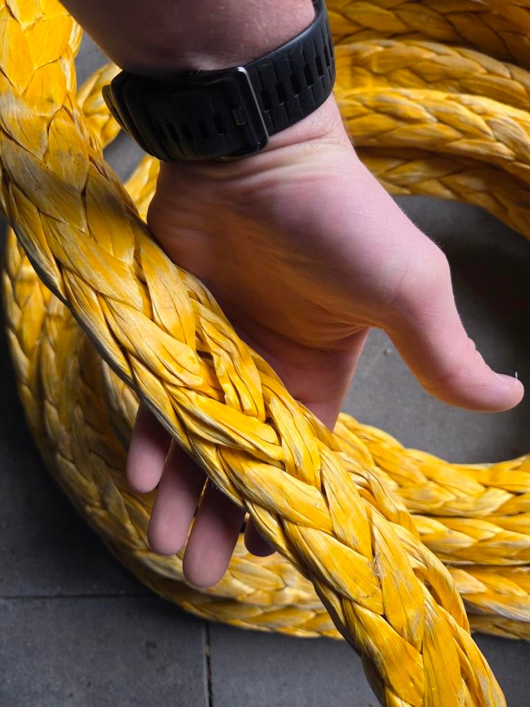 Gebruikte Dyneema lijn - 6m, 28mm, Ophalen of Verzenden, Gebruikt, Toebehoren, Minder dan 15 m²