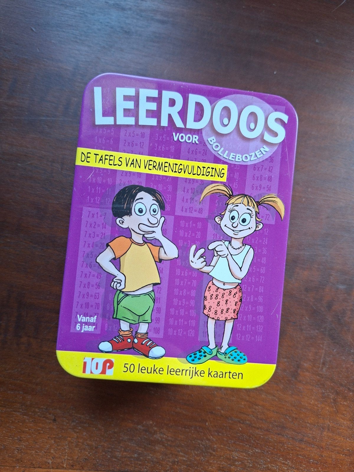 Leerdoos voor tafels & vermenigvuldigen., Ophalen of Verzenden, Minder dan 500 stukjes, Nieuw