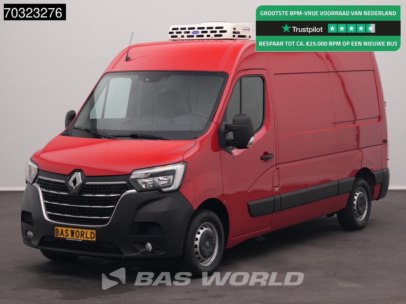 Renault Master 135PK Koelwagen L2H2 Carrier Citimax 400 LED, Gebruikt, Euro 6, 4 cilinders, Renault