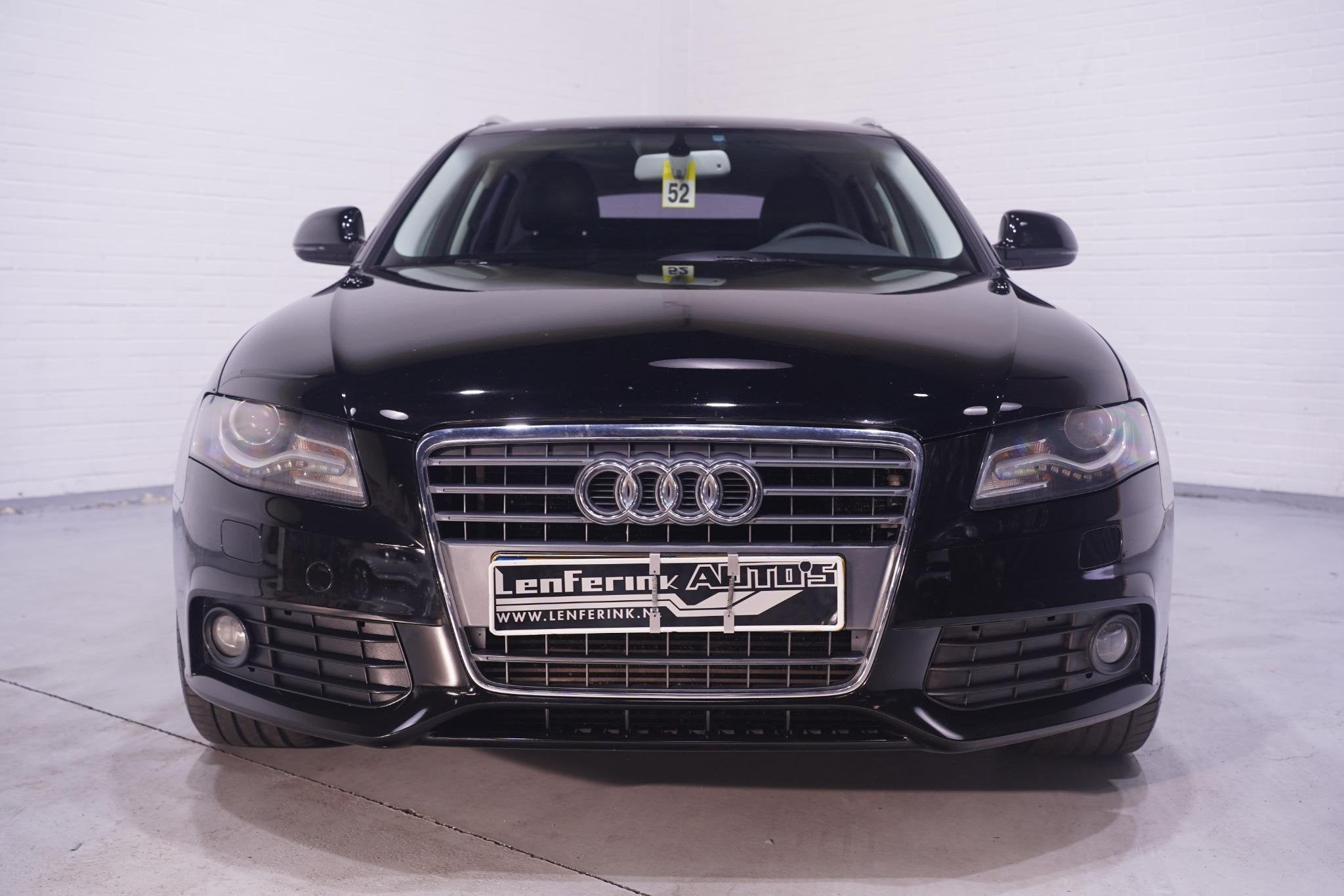 Audi A4 Avant 1.8 TFSI Pro Line Business Clima Navi Leder, Auto's, Voorwielaandrijving, Verwarmde buitenspiegels, Gebruikt, Zwart