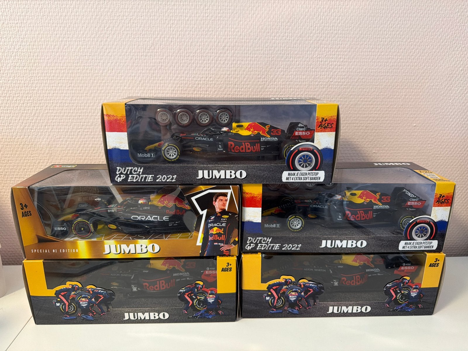 Max Verstappen Jumbo auto's - Diverse edities, Jumbo, Ophalen of Verzenden