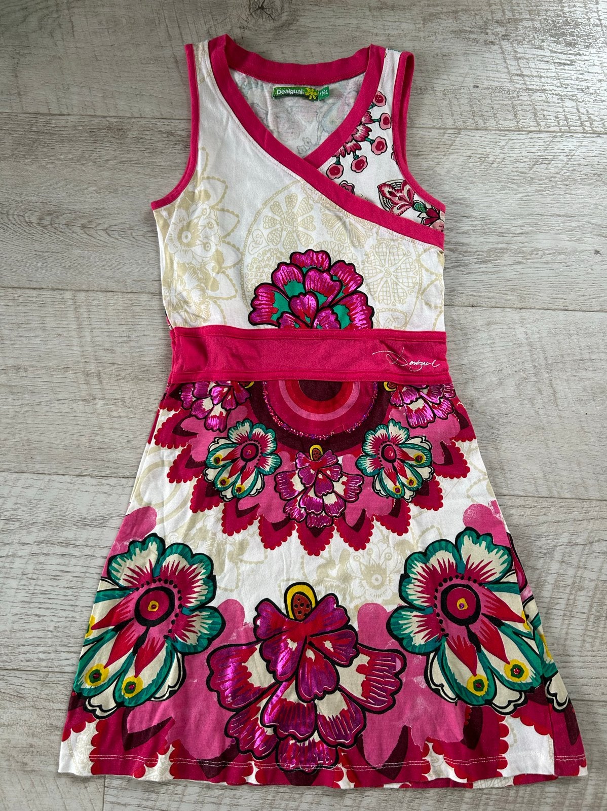 Desigual zomerjurk maat 140/146, Ophalen, Zo goed als nieuw, Meisje, Jurk of Rok