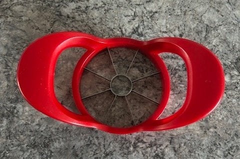 Appelboor, Overige typen, Ophalen of Verzenden, Zo goed als nieuw, Rood