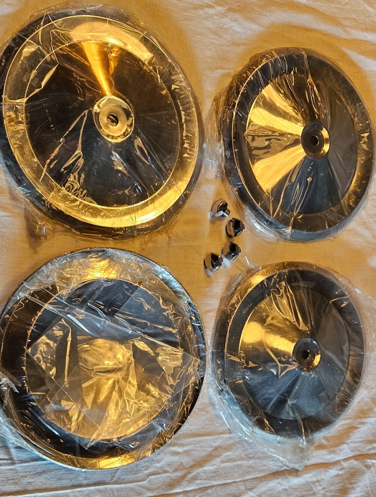 NOS 2cv Ami6 wieldoppen set, Auto-onderdelen, 1223AB, Citro, Nieuw, Ophalen of Verzenden