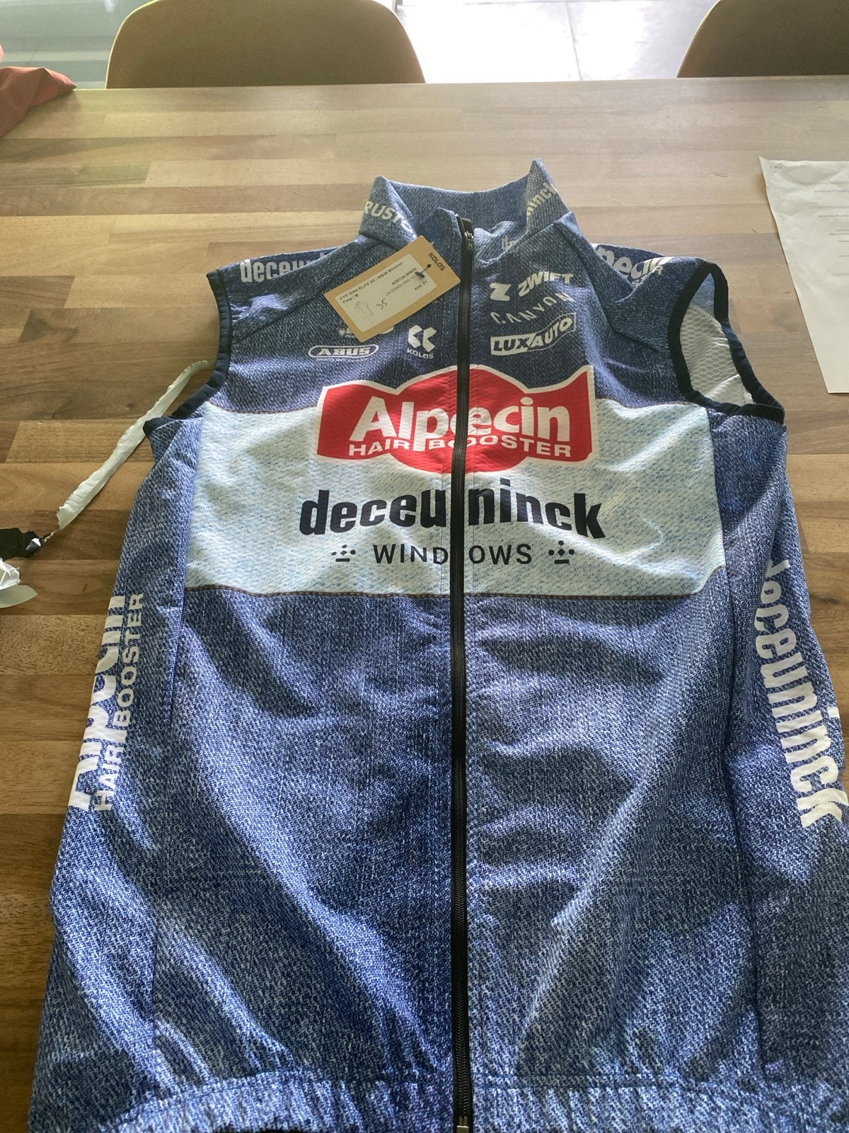 Alpecin Deceuninck windtoppper maat s heten plus, Nieuw, Ophalen of Verzenden, Bovenkleding, Heren