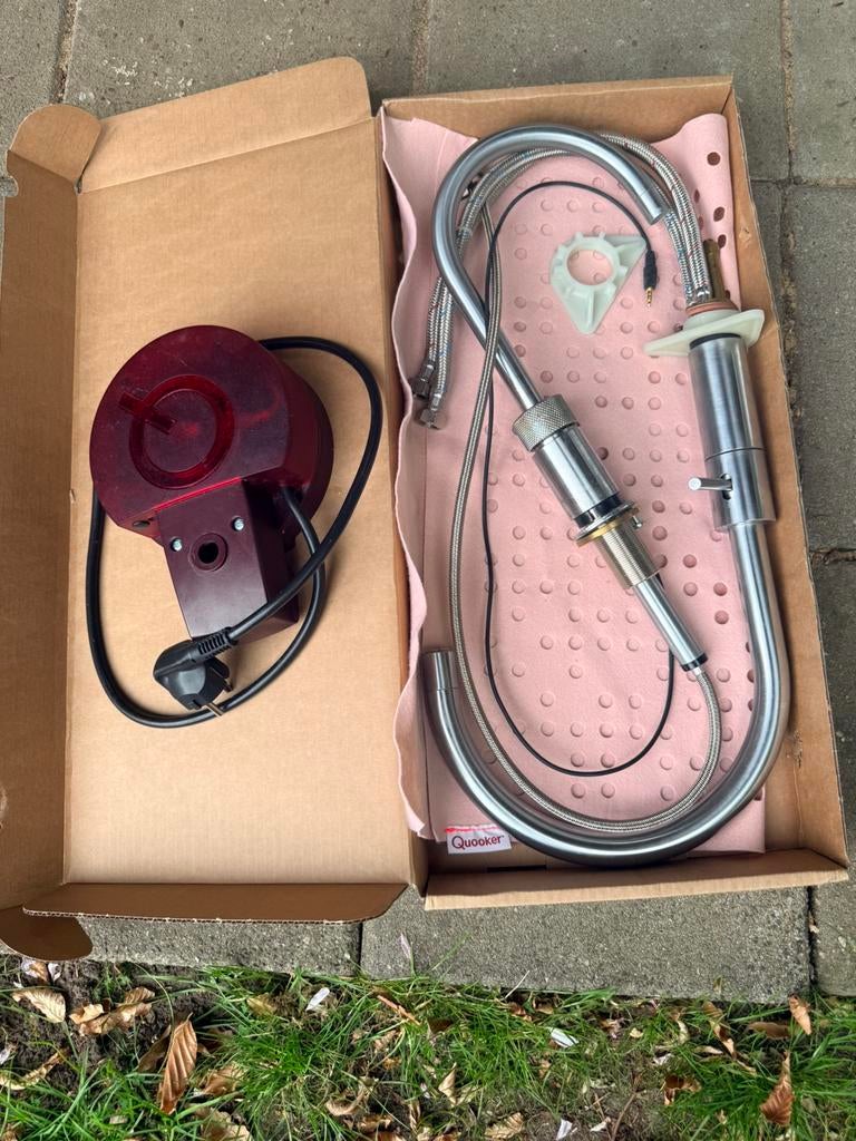 Quooker fusion round RVS, quooker kraan RVS en kap boiler, Ophalen of Verzenden, Gebruikt
