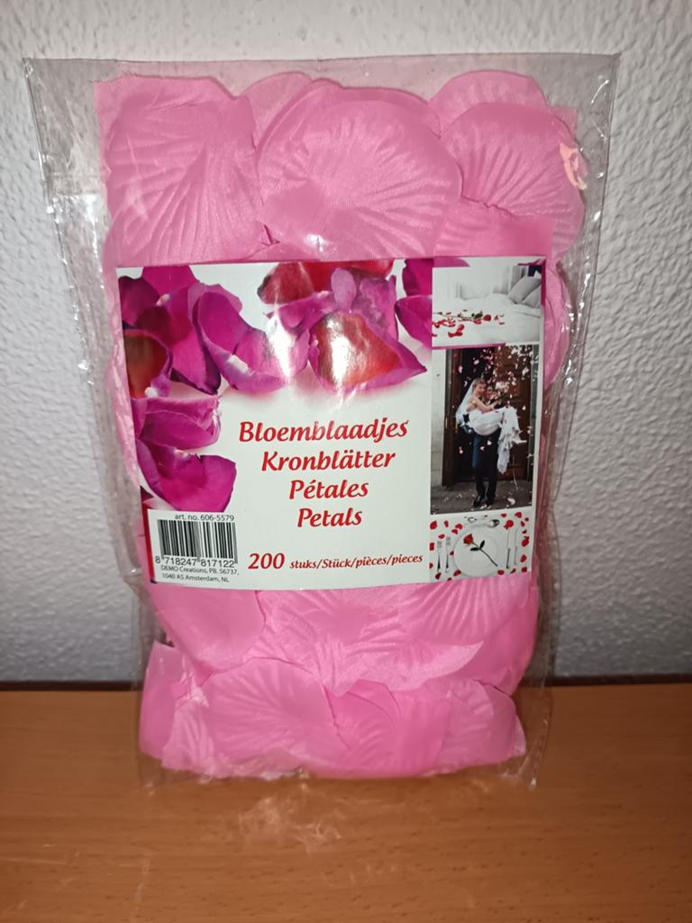 200 stuks Bloemblaadjes Nieuw! Lichtroze zie omschrijving, Huis en Inrichting, Woonaccessoires | Kunstplanten en Kunstbloemen