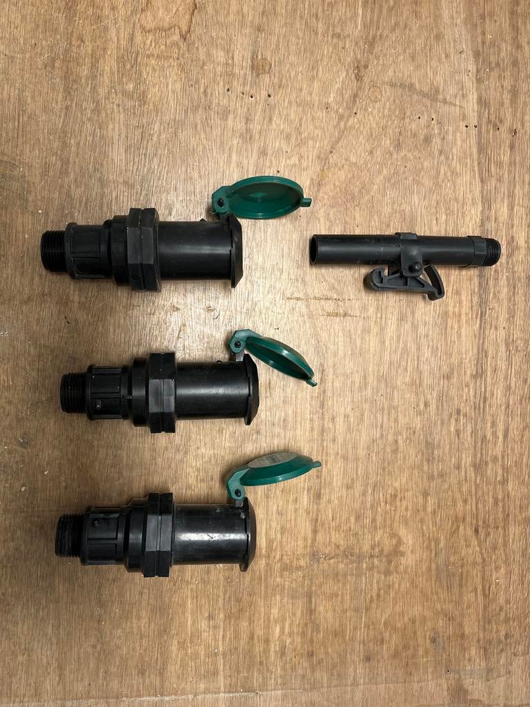 Tuinslangkoppelingen voor tyleen 32mm - Set van 3, Ophalen, Gebruikt, Tuinslangkoppeling