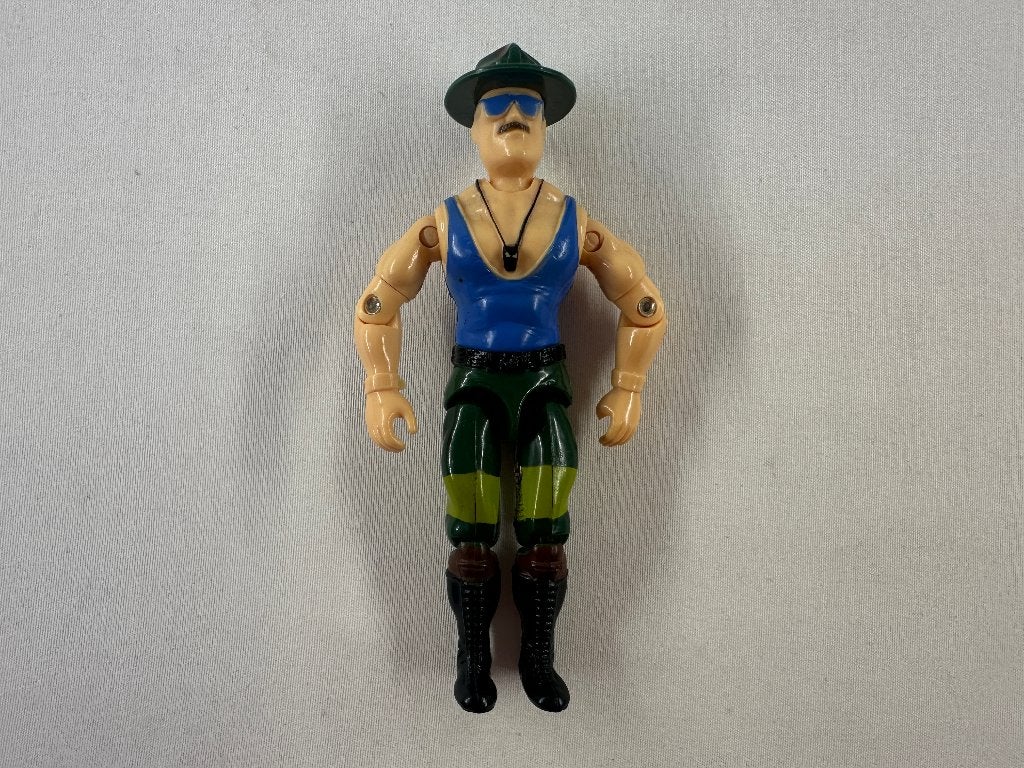 SGT. Slaughter GI Joe figuur Hasbro 1986, Gebruikt, Onbekend, Ophalen of Verzenden, Onbekend