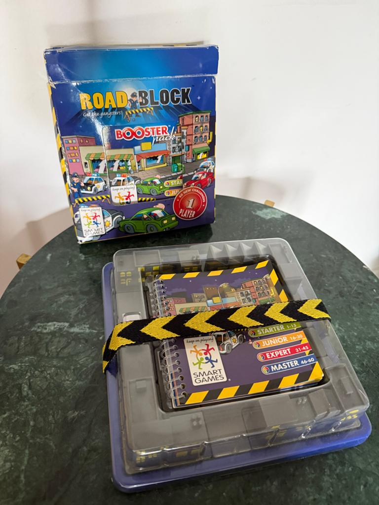 SmartGames Road Block + Booster Pack - Logica Puzzelspel, Een of twee spelers, Ophalen, Zo goed als nieuw
