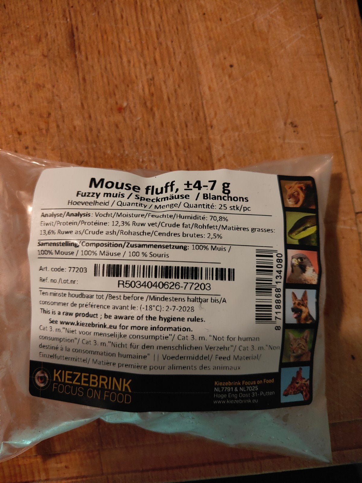 bevroren muisjes, Ophalen of Verzenden