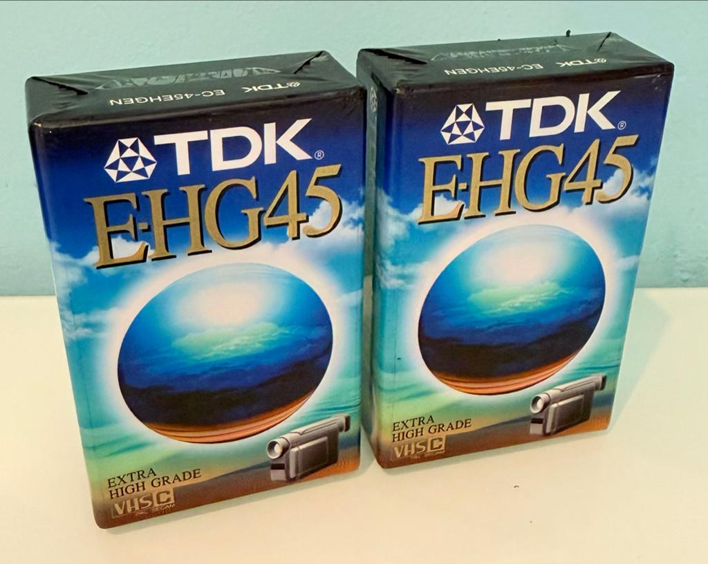 TDK E-HG45 VHS C cassette bandjes nieuw in seal !!, Tdk, 2 t/m 25 bandjes, Overige genres, Ophalen of Verzenden