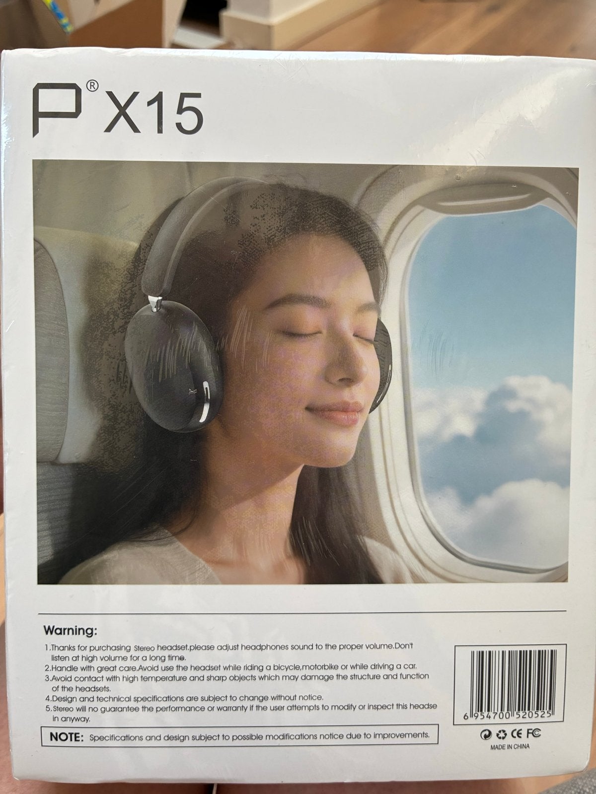 PX15 Draadloze Hoofdtelefoon met Noise Cancelling, Overige merken, Bluetooth, Nieuw, Ophalen of Verzenden
