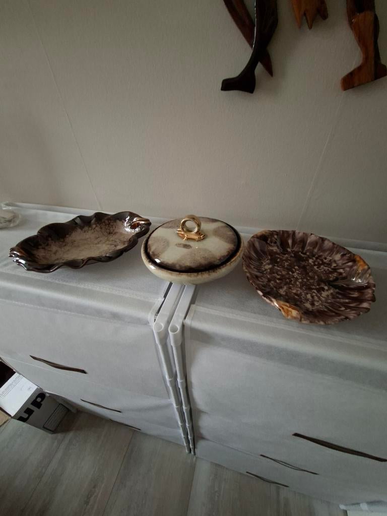 3 oude schalen, Ophalen of Verzenden