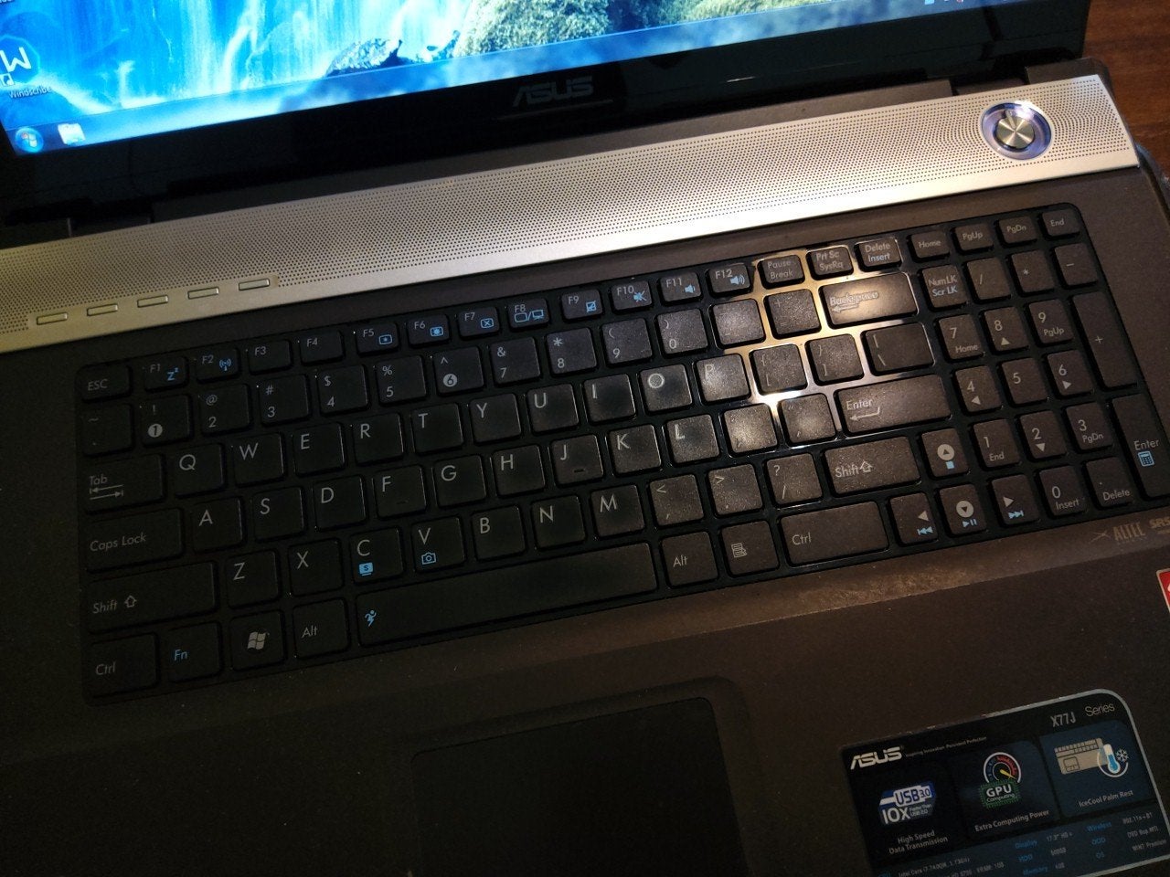 ASUS X77JQ Series Laptop - Intel Core i7, 17.3 inch, Gebruikt, HDD, Qwerty, Intel® Core™ i7 
