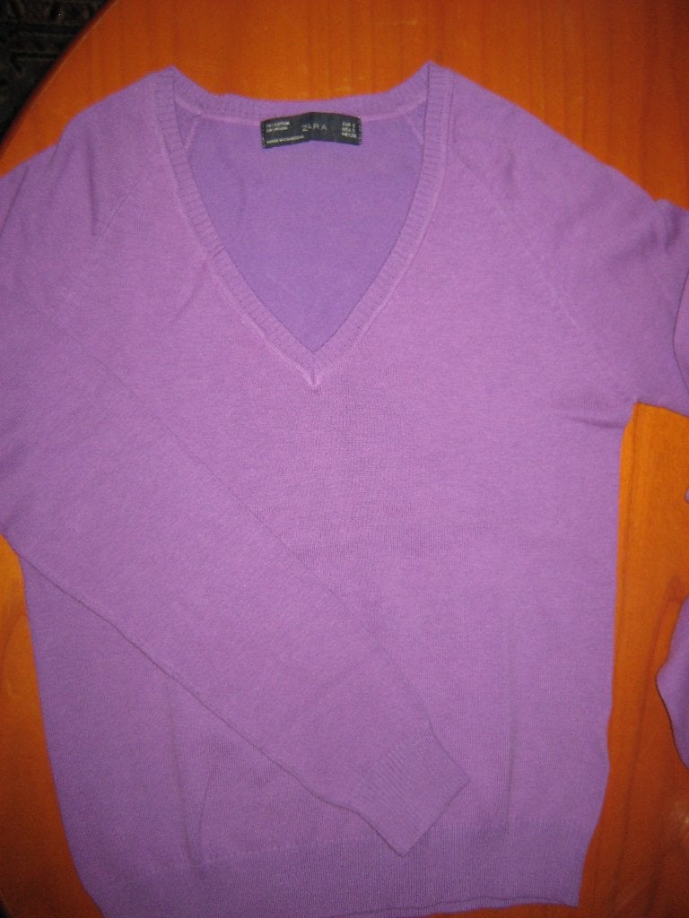 Paarse trui, S, ZARA, Ophalen of Verzenden, Zo goed als nieuw, Maat 36 (S), Paars