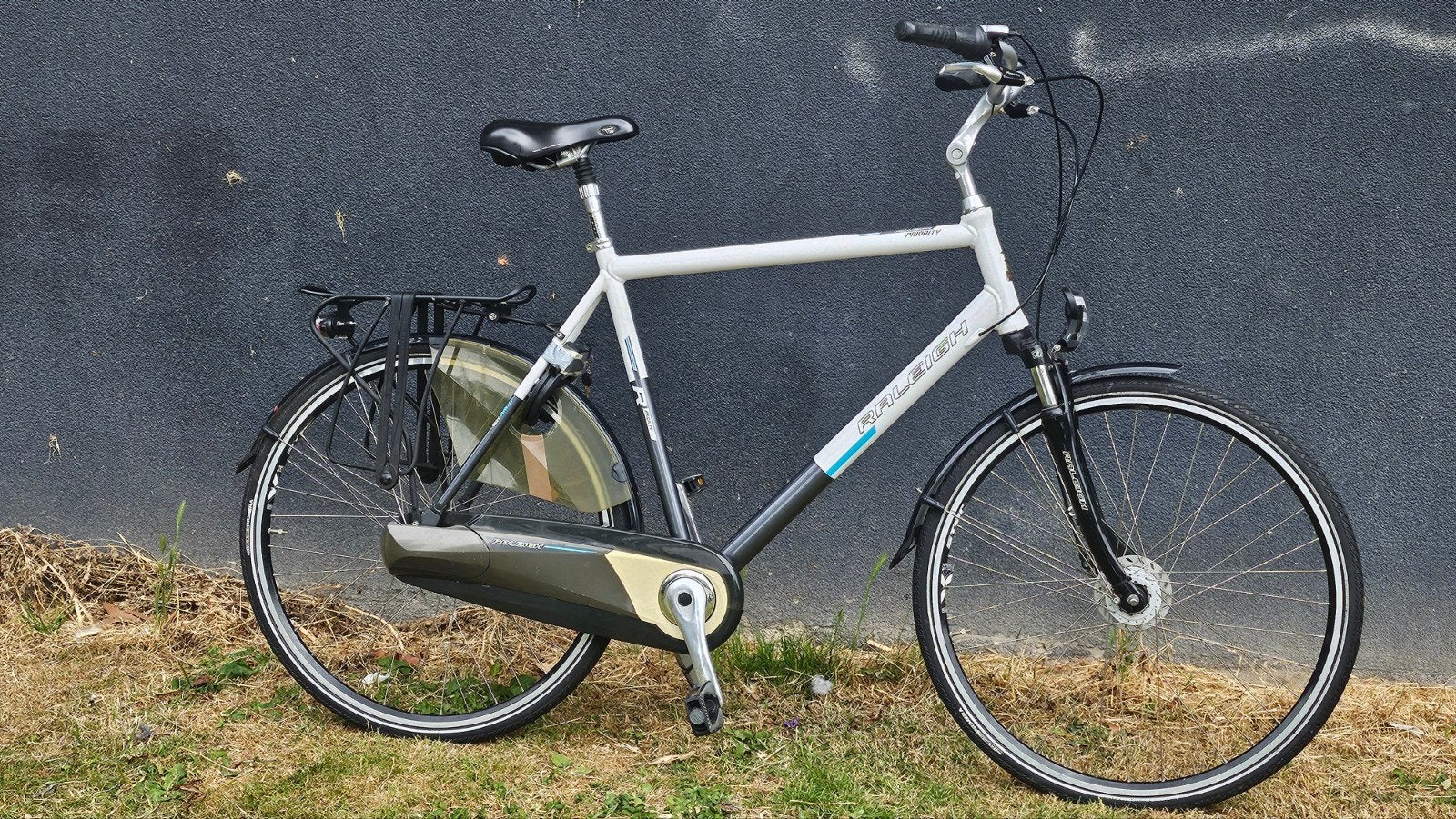 Raleigh Priority Herenfiets - Shimano Nexus 7 versnellingen, Gebruikt, Velgrem, Versnellingen, Ophalen