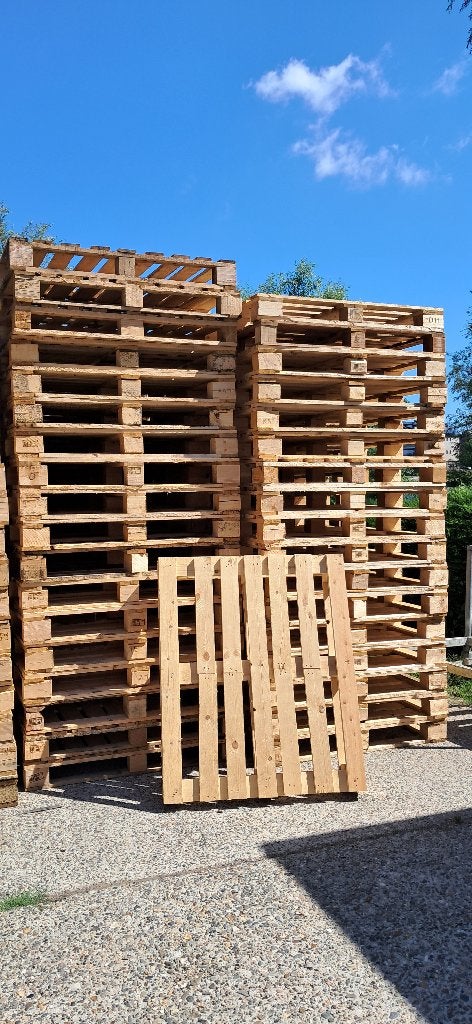 Houten blokpallets ca 200 stuks te koop, Ophalen, Gebruikt, 50 mm of meer, Pallet