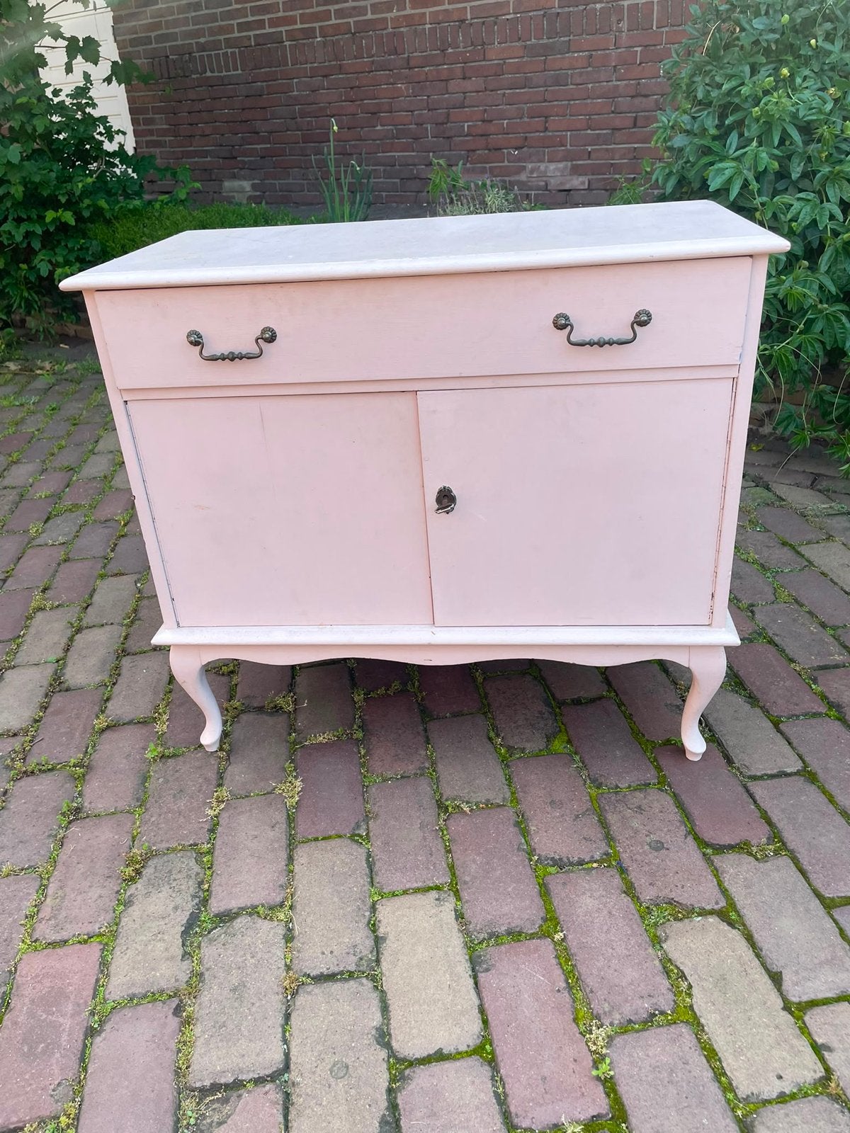 Charmant Queen Ann Stijl Kastje - Roze, Ophalen
