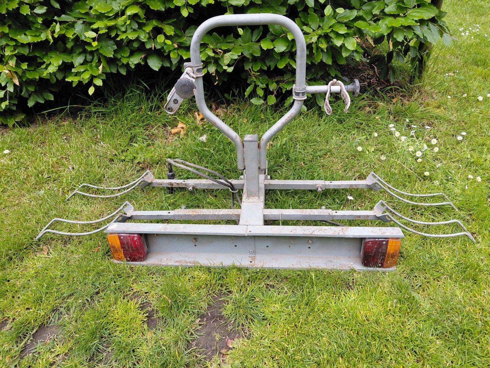 Gebruikte trekhaakdrager voor 2 fietsen, Ophalen, 2 fietsen, Gebruikt, Trekhaakdrager