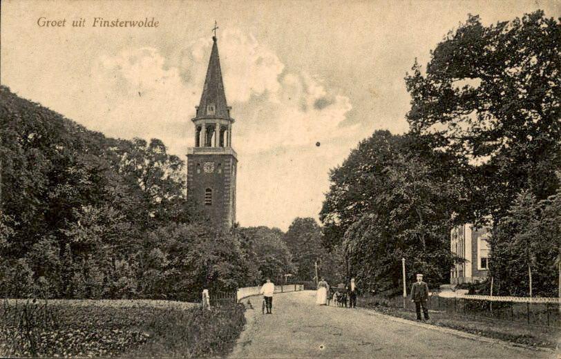 Finsterwolde - Groet uit, Ophalen of Verzenden, Voor 1920, Gelopen, Groningen