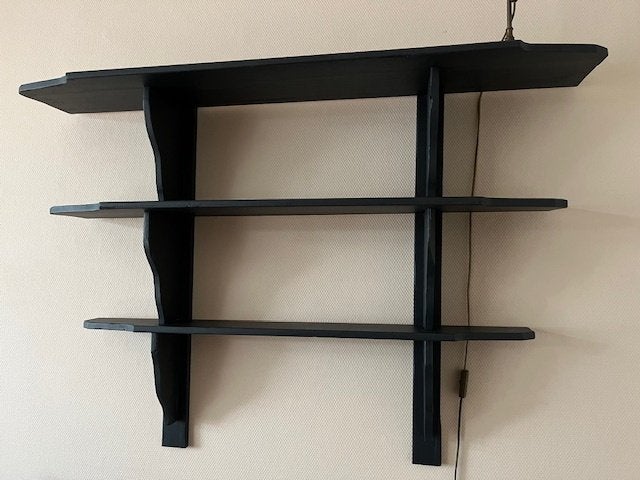 Schappen wanddecoratie gemaakt van oude kaasplanken, Ophalen, Gebruikt, Hout, Vintage