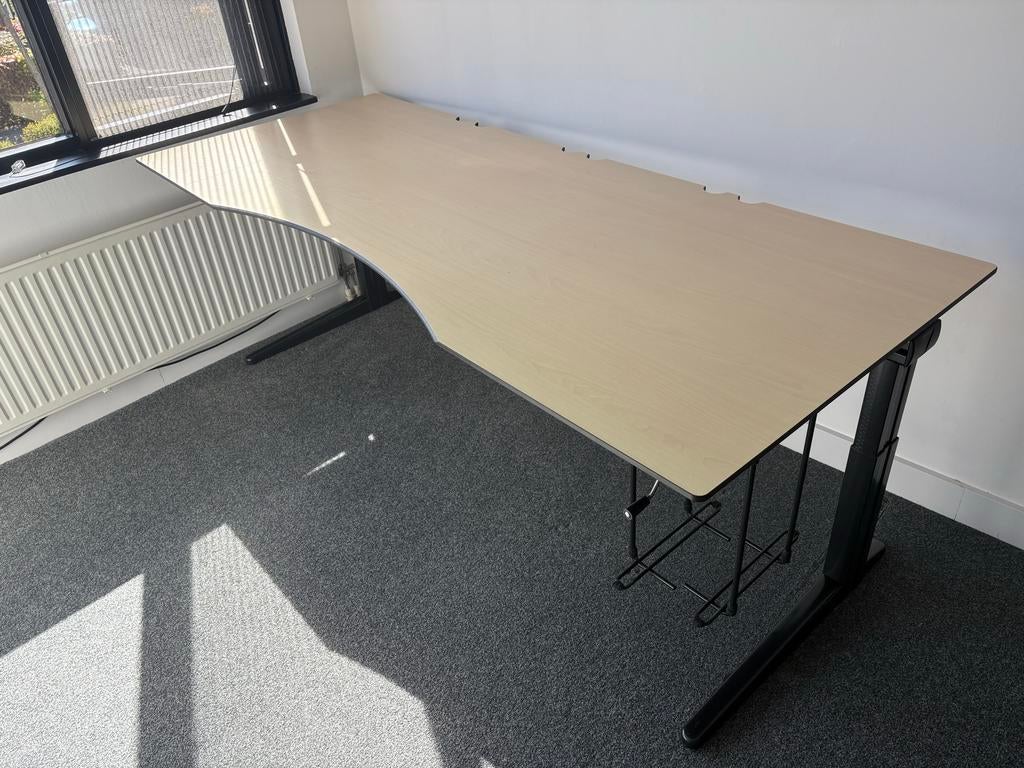 Ahrend Bureau Werkplek 220x90cm - Ruim en Modern, Huis en Inrichting, Bureaus, Ophalen, Overige typen, Gebruikt, Hout
