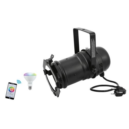 EUROLITE Set PAR-30 Spot bk + LED PAR-30 Google en Alexa, Muziek en Instrumenten, Geluidgestuurd, ., Nieuw, Ophalen of Verzenden