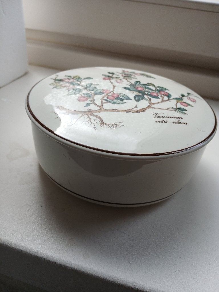 Villeroy & Boch keramische pot met deksel,15x7cm, Ophalen of Verzenden, Zo goed als nieuw, Overige stijlen, Porselein