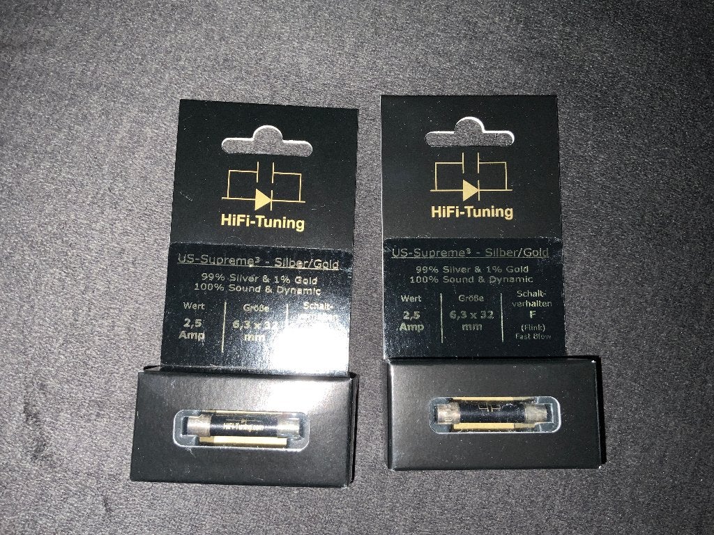 2 Hifi-tuning us supreme3 zekeringen, Overige merken, Overige typen, Ophalen of Verzenden, Zo goed als nieuw