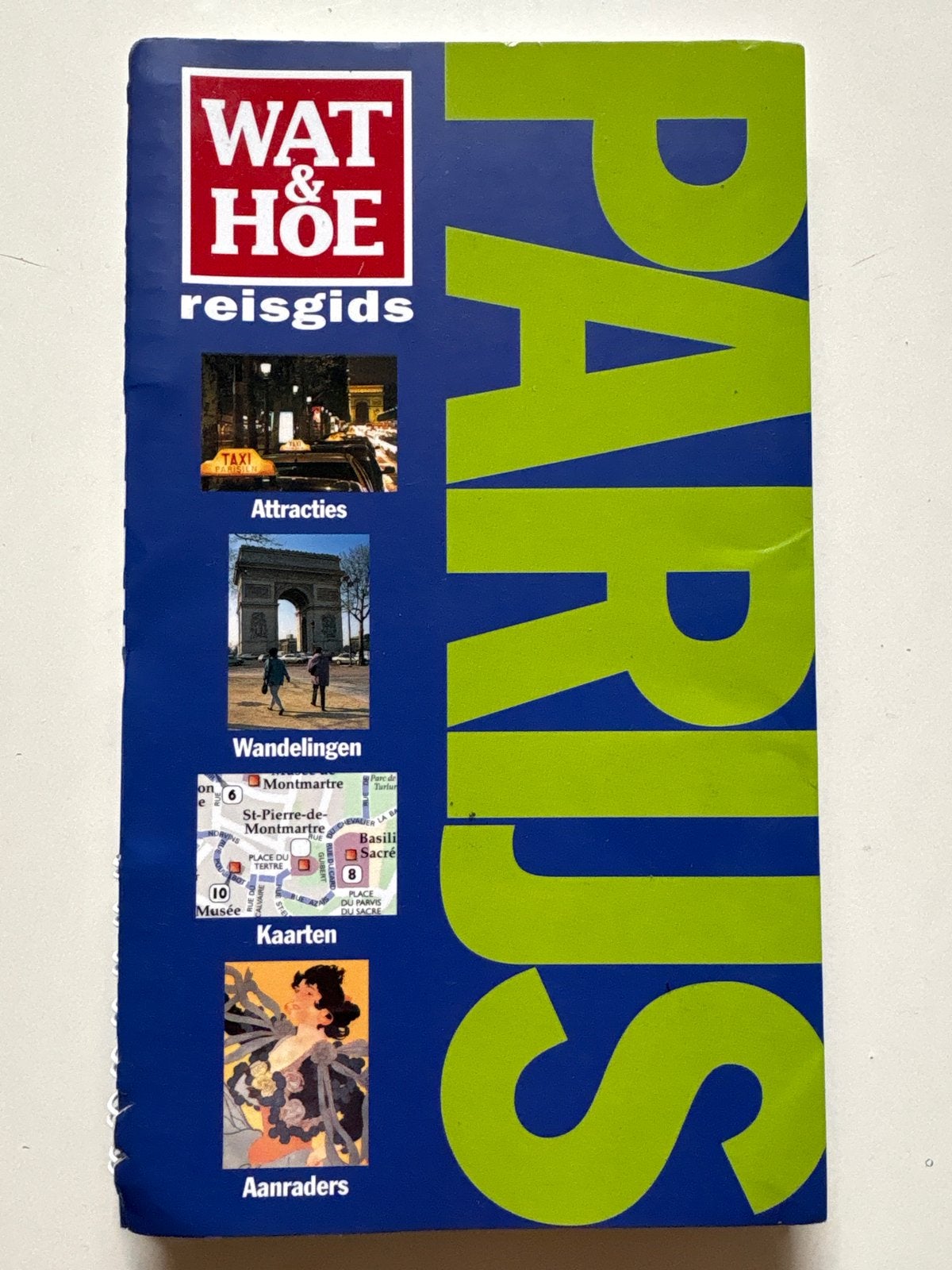 Wat & Hoe Reisgids Parijs - Attracties, Wandelingen, Kaarten, Boeken, Overige merken, Europa, Ophalen of Verzenden, Zo goed als nieuw