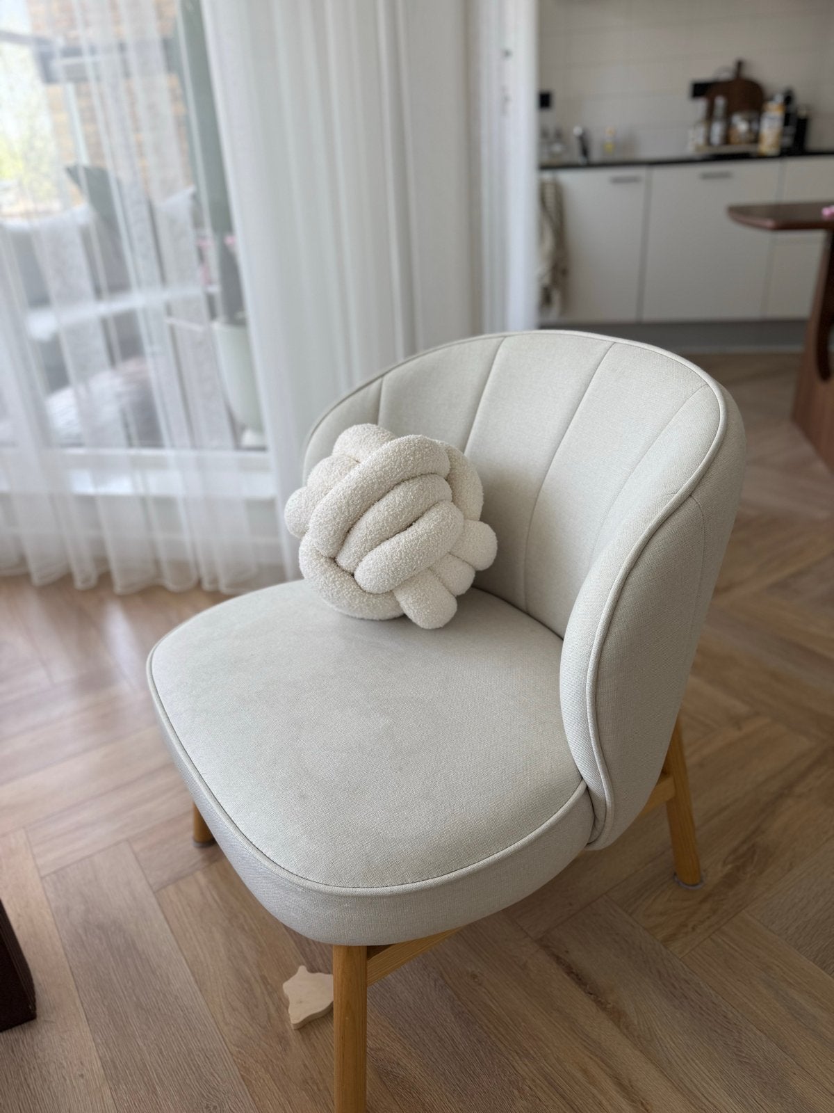 Westwing Fauteuil - Stijlvolle en Comfortabele Stoel, Ophalen, 75 tot 100 cm, Zo goed als nieuw, Stof